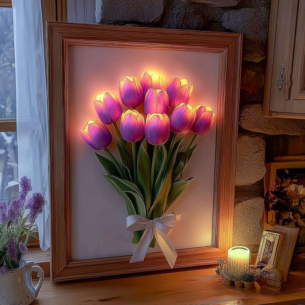 Twinkling Tulip Frame