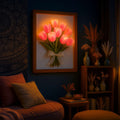 Twinkling Framed Tulips