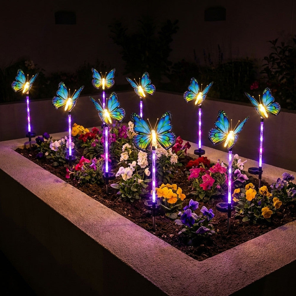 Glowing Garden Butterfly Stakes